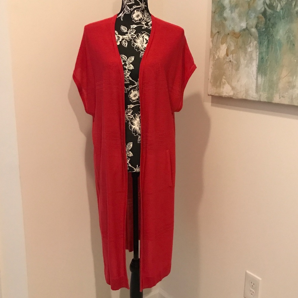New York & Company Coral Duster